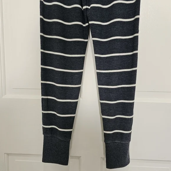 Chaser Cozy Knit Drawstring Cuffed Striped Lounge Joggers Size S - Picture 15 of 16